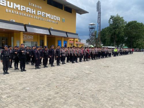 Ratusan Polisi Siap Amankan Laga Bhayangkara FC Vs Borneo FC